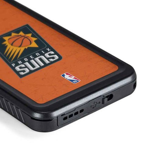 NBA Phoenix Suns Distressed Galaxy S24 Waterproof Case
